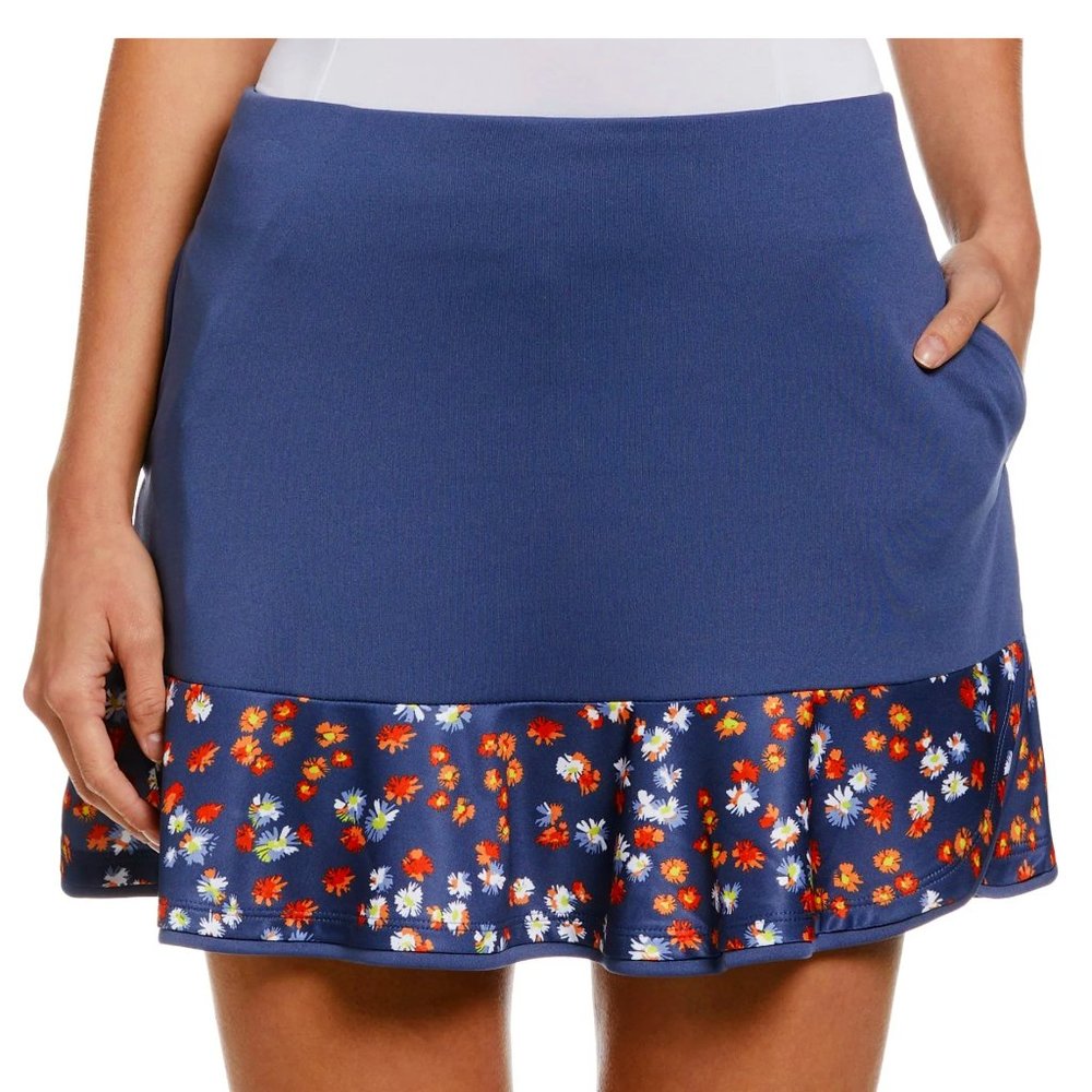 Callaway TrueSculpt Floral Block Flounce Hem Golf Skort (NWT)